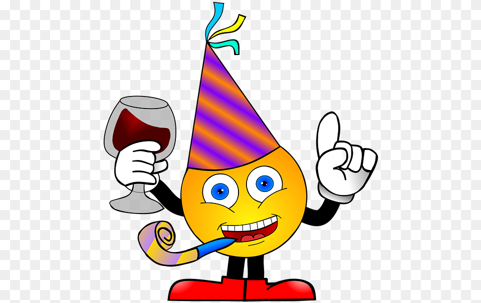 Smiley Silvester, Clothing, Hat, Disk, Party Hat Free Png Download