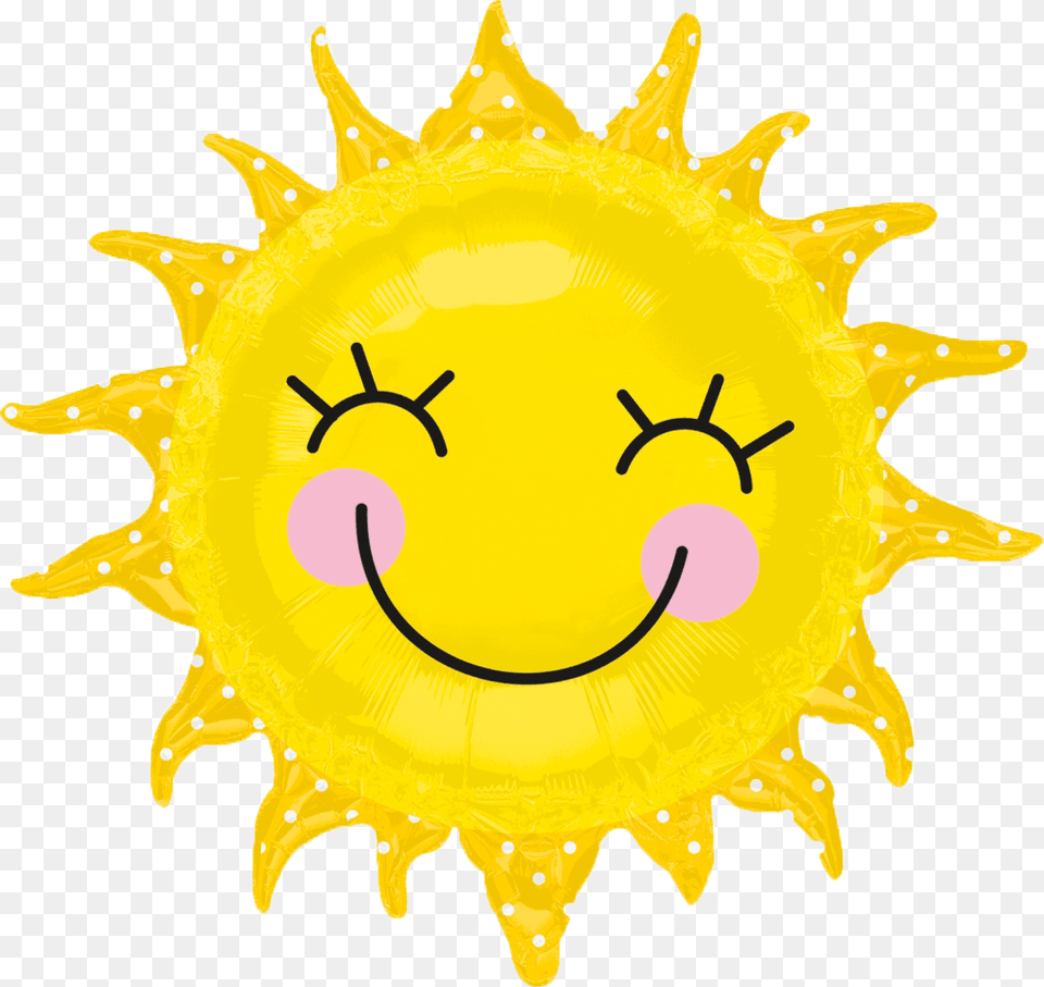 Smiley Sunshine Sun Balloon Smiling Sunshine, Nature, Outdoors, Sky, Animal Png Image