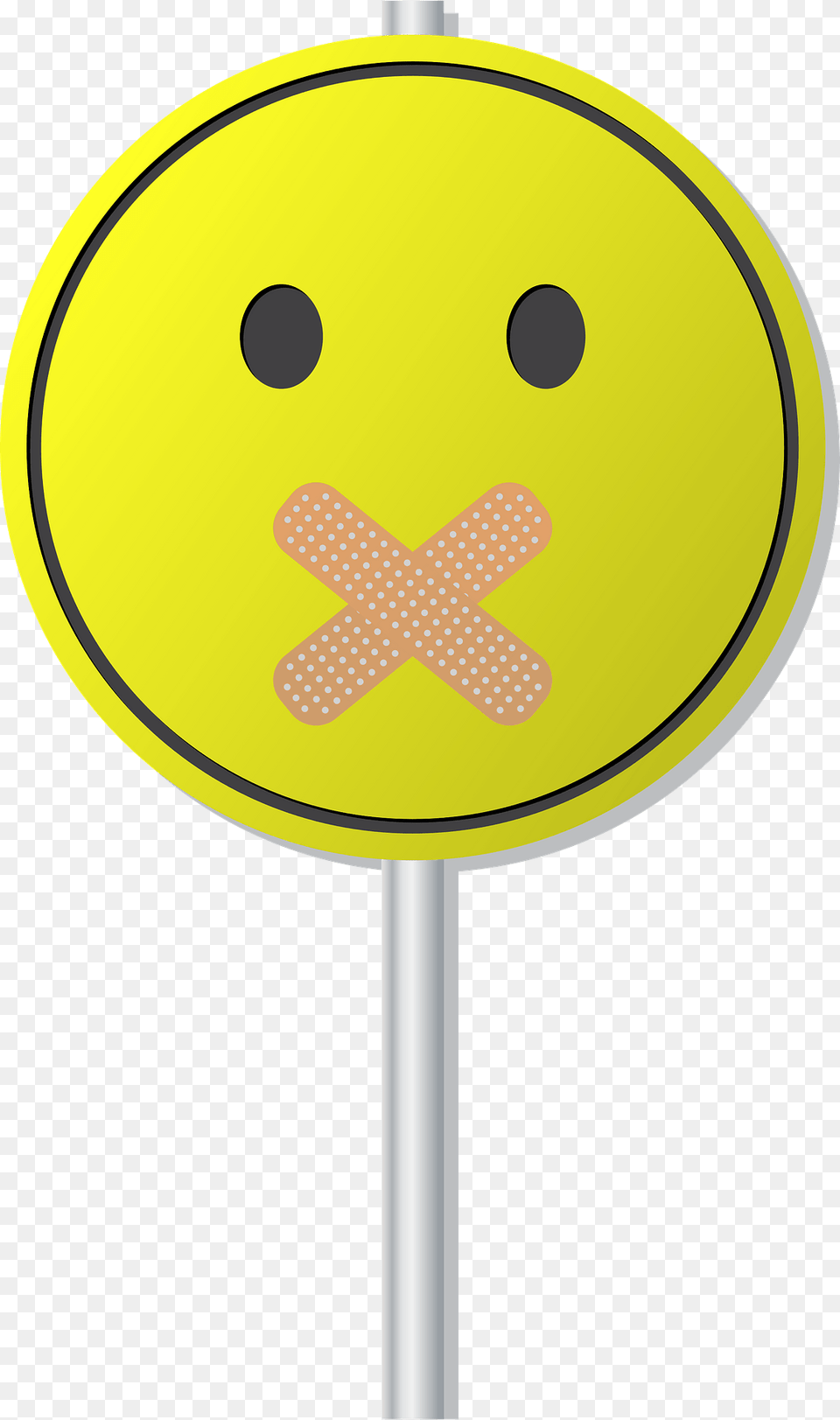 Smiley Taped Mouth Clipart, First Aid, Bandage, Symbol, Sign Png