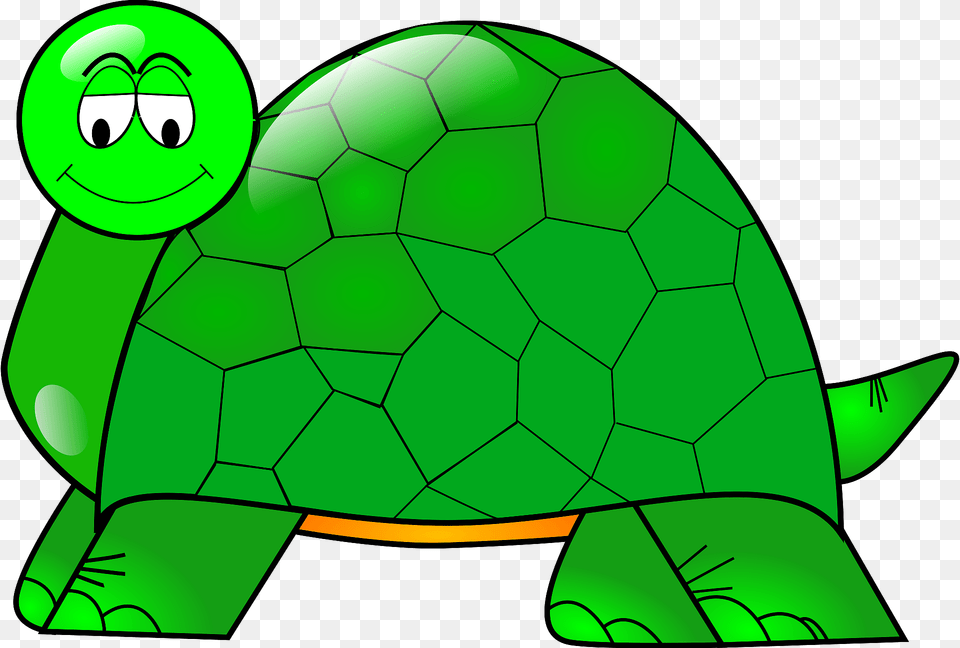 Smiley Turtle Clipart, Green, Animal, Reptile, Sea Life Free Transparent Png