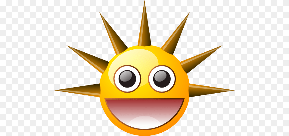 Smiley With Spikes Clip Art, Appliance, Ceiling Fan, Device, Electrical Device Free Png