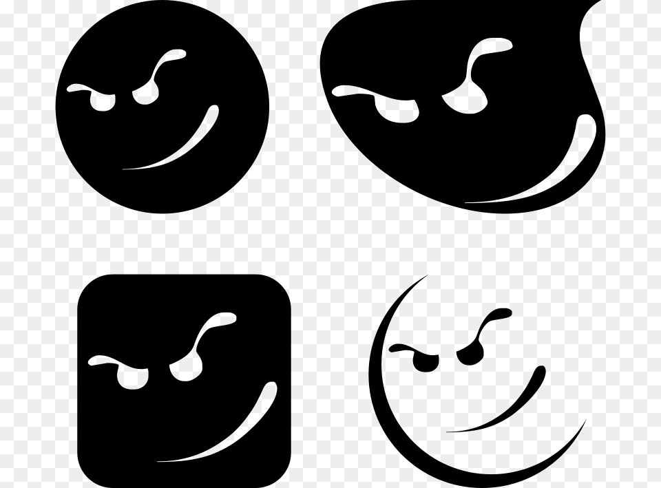 Smileys, Gray Free Png Download