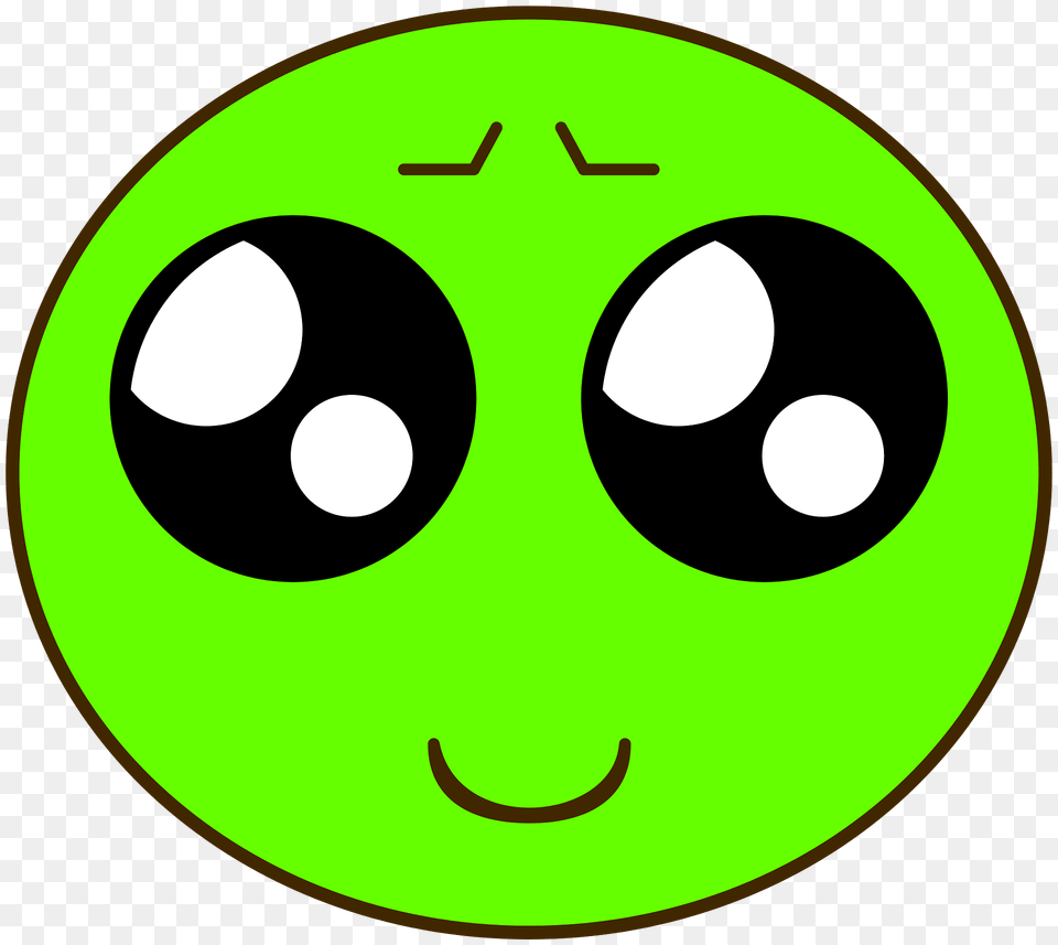 Smileys Clipart, Green, Disk Png