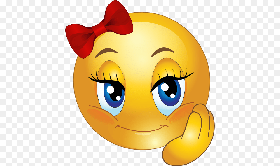 Smileys Clipart Cute Girl Smiley Faces Cute Pretty Girl Smiley, Formal Wear, Clothing, Hardhat, Helmet Png