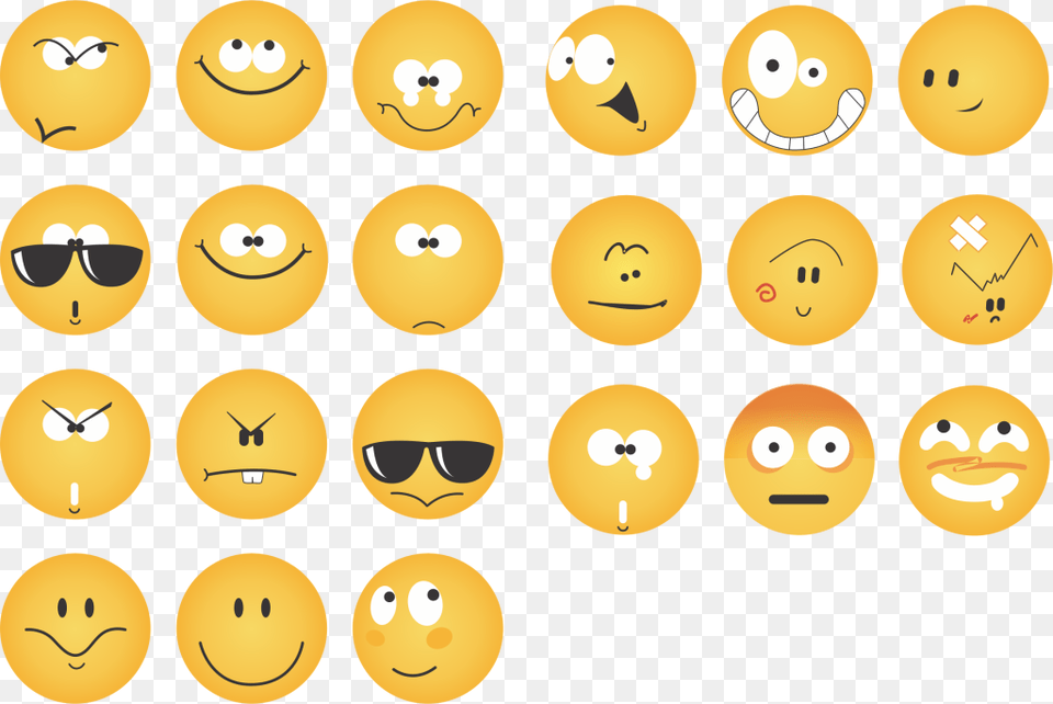 Smileys Vectors Downloadsmileys Vectors Download Smiley Collection, Accessories, Sunglasses, Person, Face Free Transparent Png
