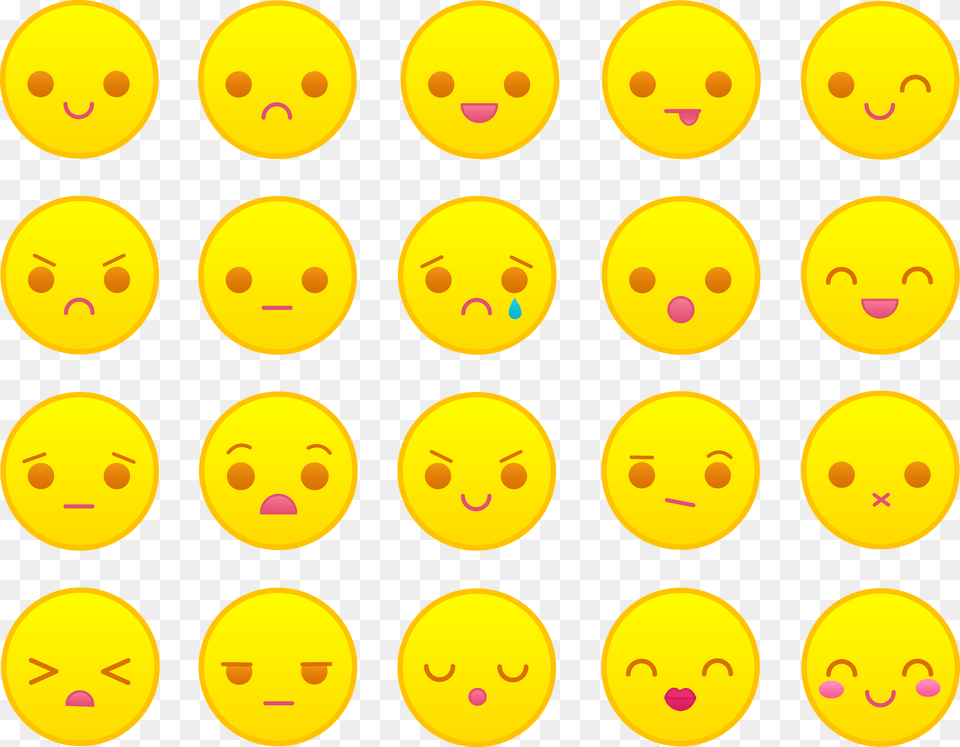 Smileys Yellow Pencil And In Color Cute Angry Face Emoticon, Head, Person Free Png
