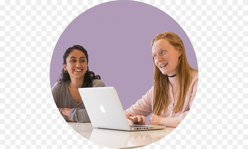 Smiling A Level Chemistry Tutor Working With Female Sitting, Adult, Photography, Person, Pc Free Png