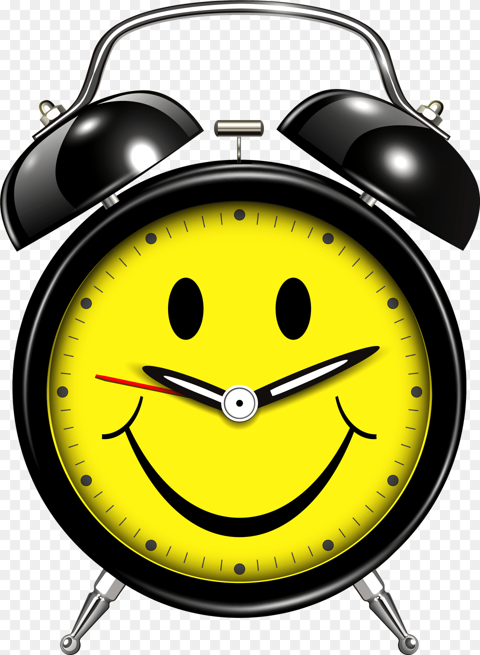 Smiling Alarm Clock Clip Art Alarm Clock Clipart, Alarm Clock, Scissors Free Png
