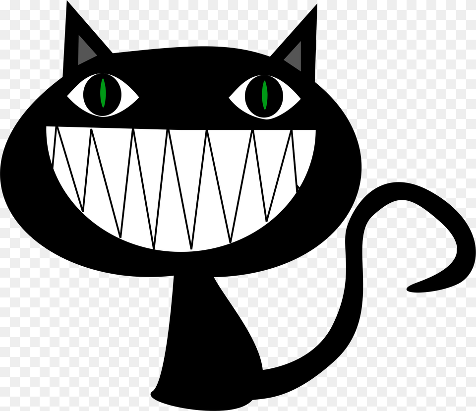 Smiling Black Cat Cartoon, Astronomy, Produce, Plant, Outdoors Free Png Download