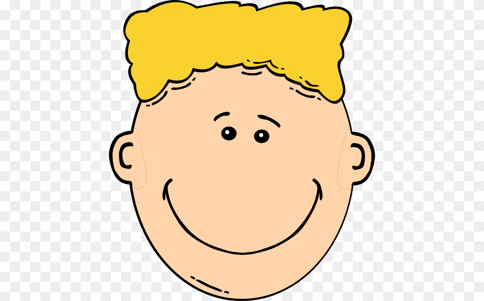 Smiling Blond Boy Clip Art, Baby, Person, Nut, Food Free Png