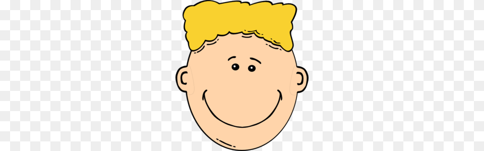 Smiling Blond Boy Clip Art, Food, Nut, Plant, Produce Free Transparent Png