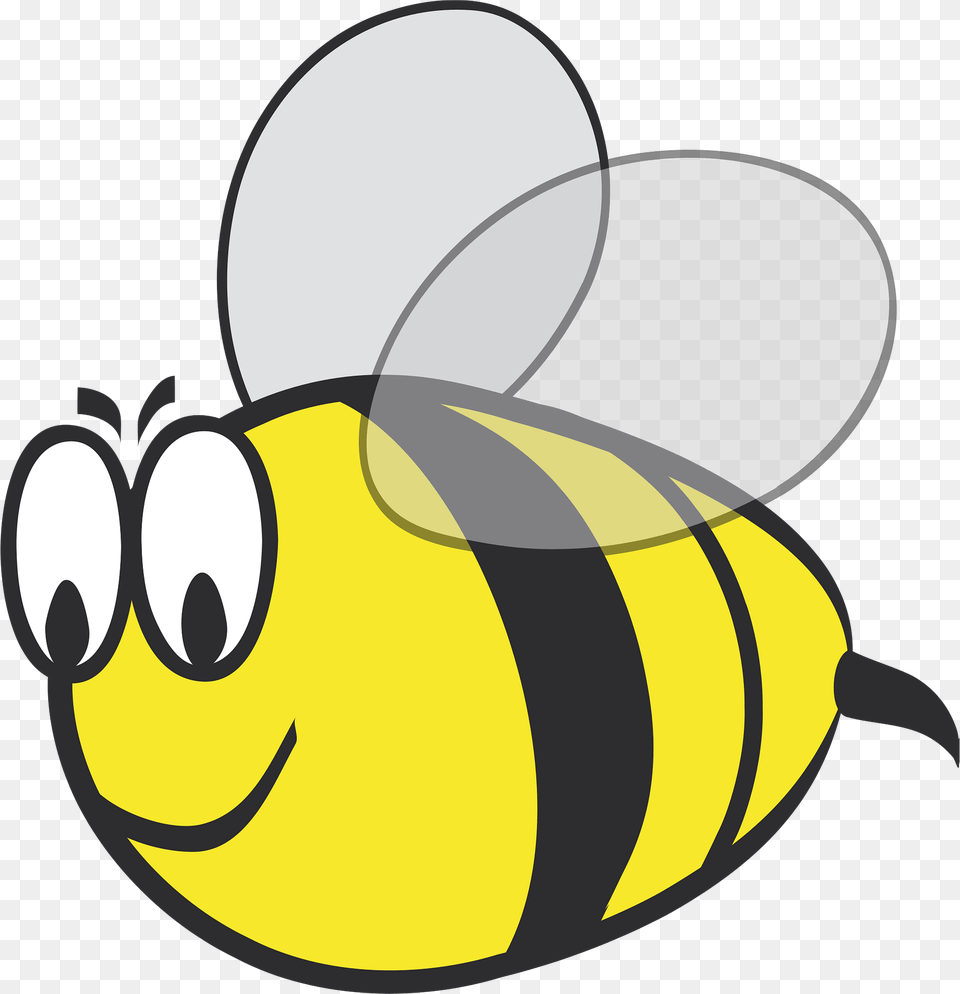 Smiling Bumblebee With Big Eyes Clipart, Animal, Wasp, Invertebrate, Insect Free Transparent Png