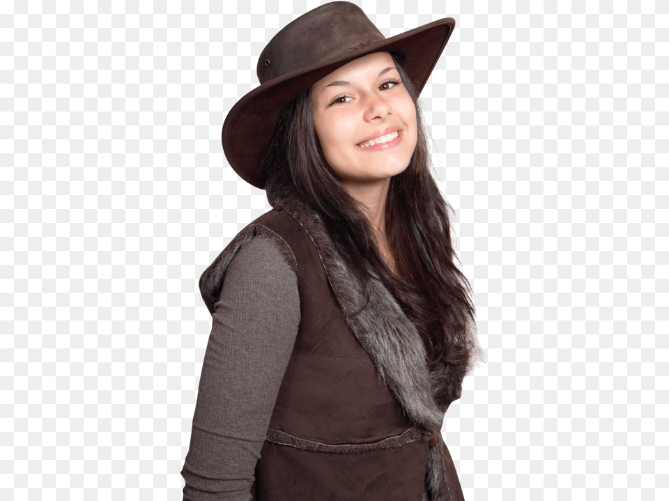 Smiling Cowgirl Woman Wearing Cowboy Hat Image Mujeres Con Sombrero Vaquero, Adult, Clothing, Female, Person Free Png