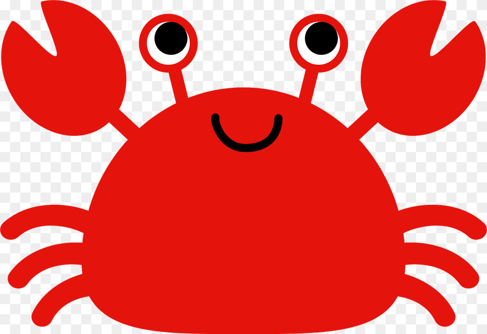 Smiling Crab Clipart, Food, Seafood, Animal, Invertebrate Free Transparent Png