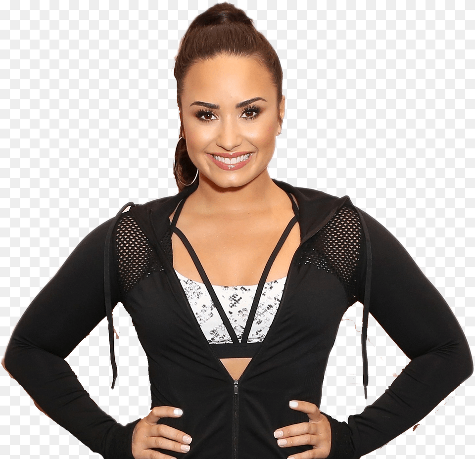 Smiling Demi Lovato High Quality Image Demi Lovato 2019 Fat, Woman, Adult, Sleeve, Clothing Free Png