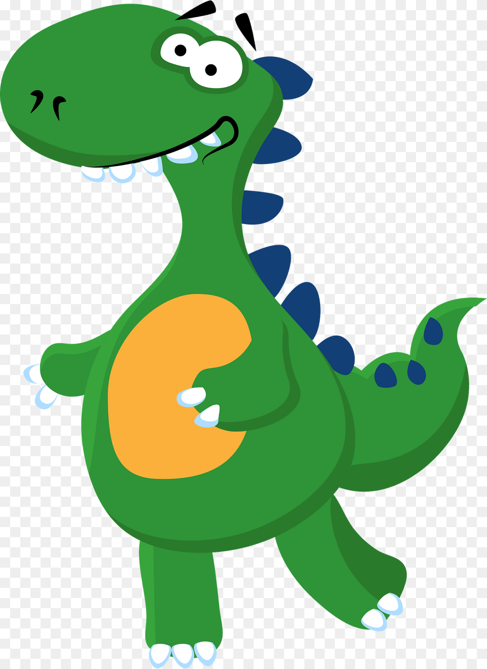 Smiling Dinosaur Clipart, Animal, Reptile Free Png Download