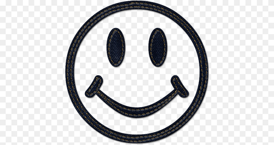 Smiling Emoji Black And White, Cuff, Accessories Png Image