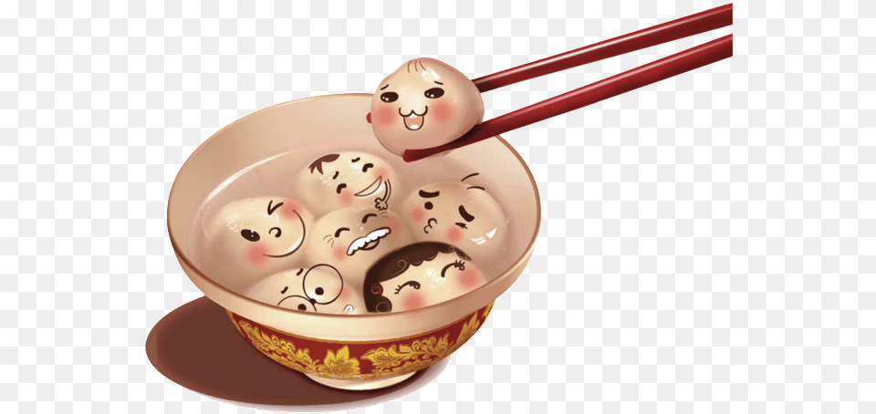 Smiling Face Cartoon Soup Element Design, Food, Meal, Bowl, Soup Bowl Free Png