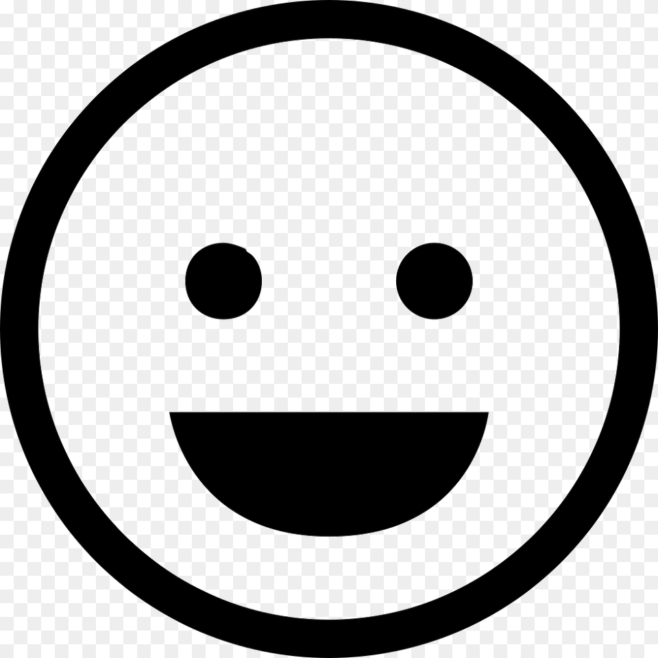 Smiling Face Smiley, Stencil Png