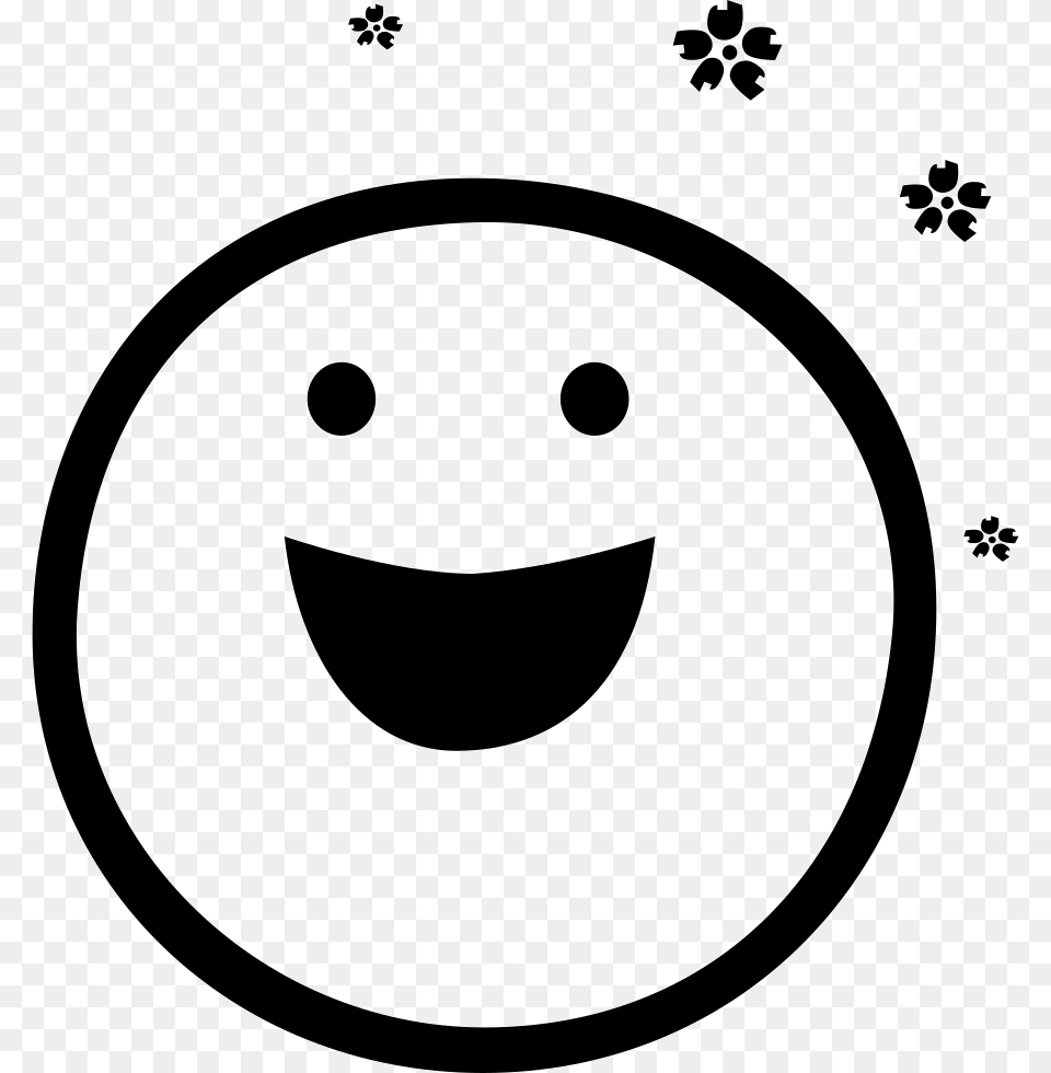 Smiling Face Smiley, Stencil, Disk Png Image