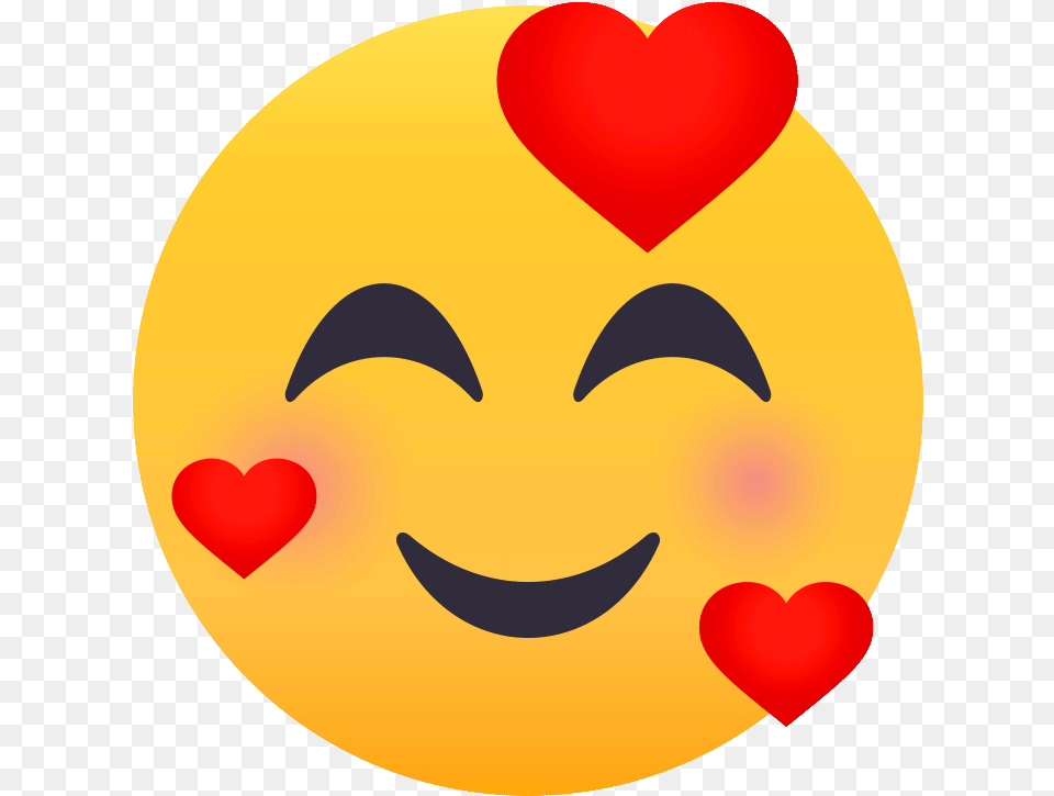 Smiling Face With 3 Hearts Emoji Copy, Animal, Bird Free Png