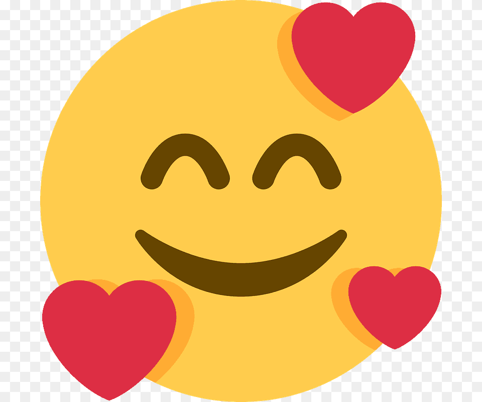 Smiling Face With 3 Hearts Emoji Smiling Face With 3 Hearts Emoji Meaning, Head, Person, Logo Png Image