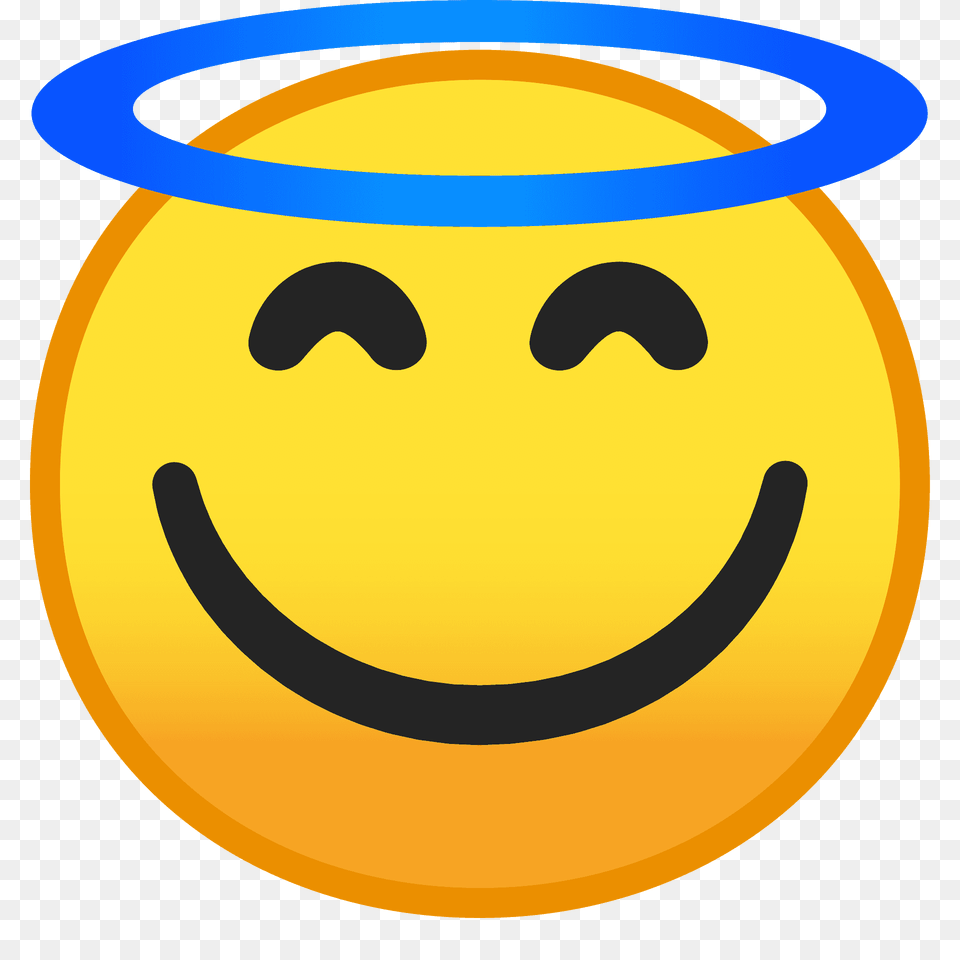 Smiling Face With Halo Emoji Clipart, Logo Png Image