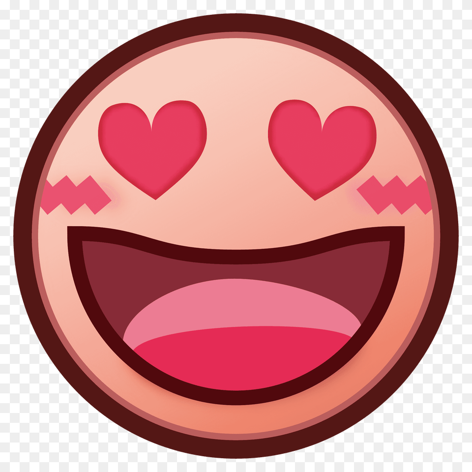 Smiling Face With Heart Eyes Emoji Clipart, Body Part, Mouth, Person Png