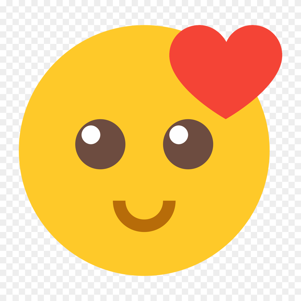 Smiling Face With Heart Icon, Astronomy, Moon, Nature, Night Png Image