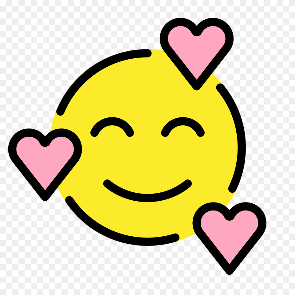 Smiling Face With Hearts Emoji Clipart, Baby, Head, Person, Food Png