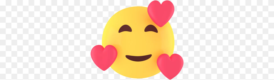 Smiling Face With Hearts Royaltyfree Gif Emoji Happy Face Gif, Balloon Free Transparent Png