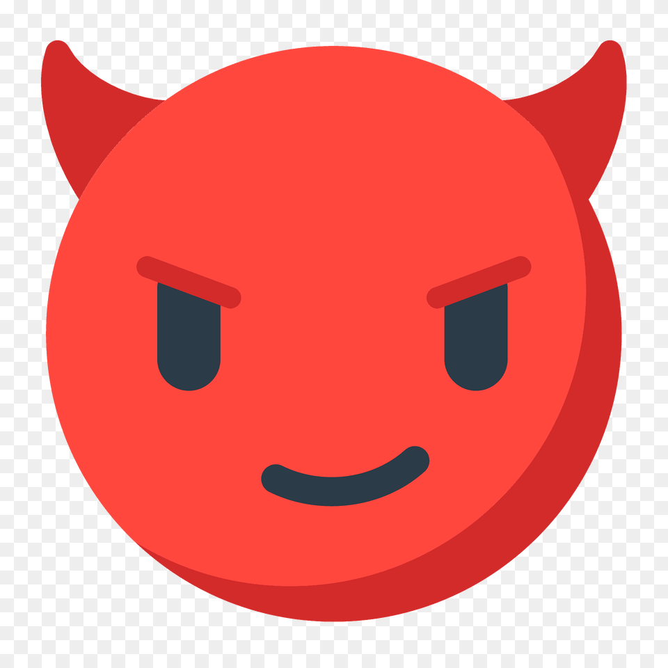 Smiling Face With Horns Emoji Clipart Png Image