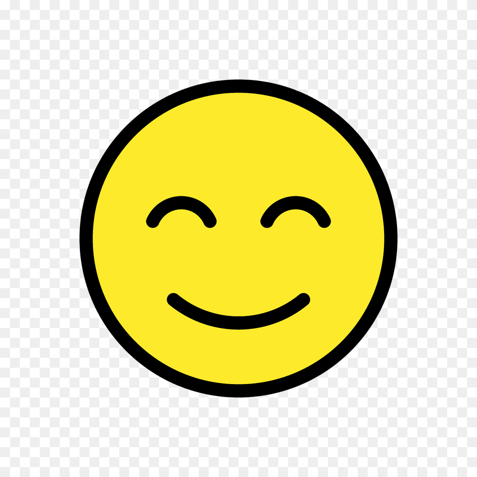 Smiling Face With Smiling Eyes Emoji Clipart, Logo, Symbol, Head, Person Png