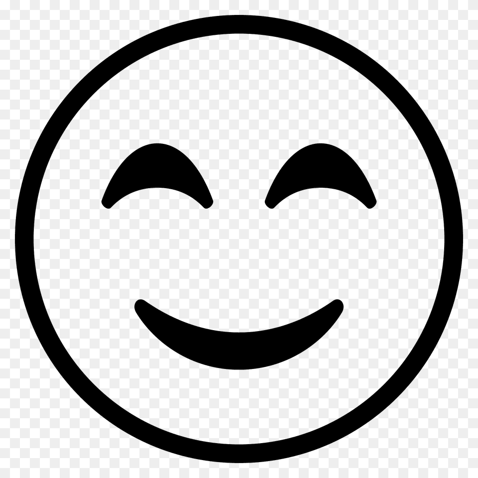 Smiling Face With Smiling Eyes Emoji Clipart, Logo, Symbol Free Png Download