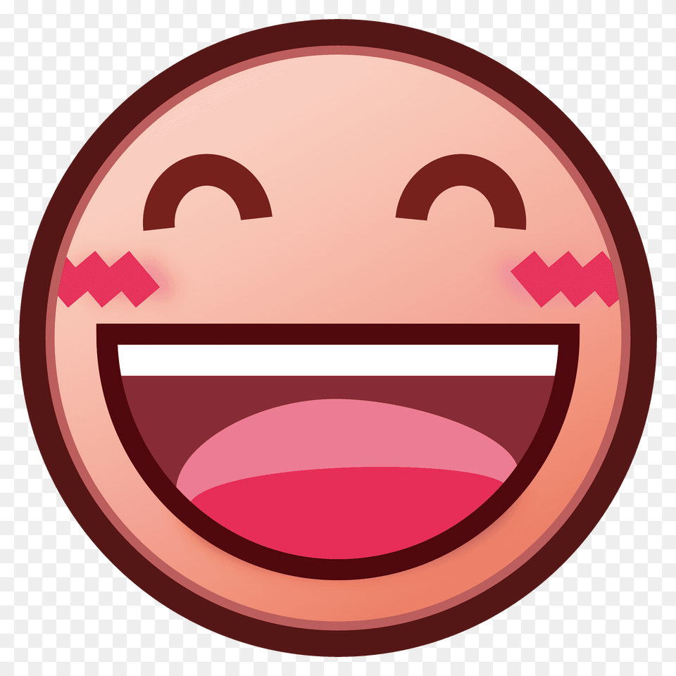 Smiling Face With Smiling Eyes Emoji Clipart, Badge, Logo, Symbol Free Png