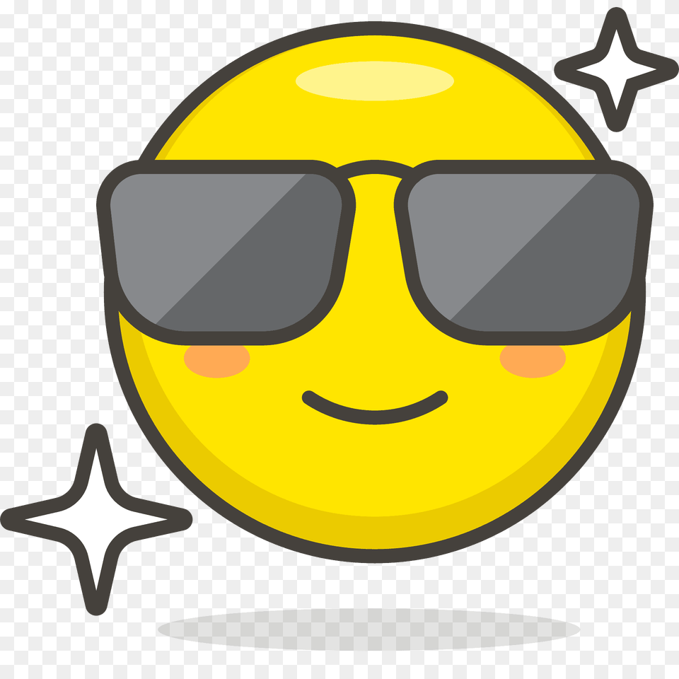 Smiling Face With Sunglasses Emoji Clipart, Accessories, Symbol Free Png Download