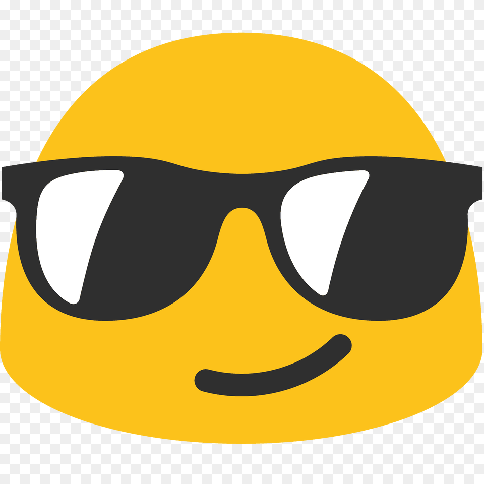 Smiling Face With Sunglasses Emoji Clipart, Accessories, Glasses, Clothing, Hardhat Free Png