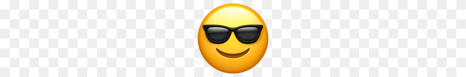 Smiling Face With Sunglasses Emoji On Apple Ios, Accessories, Nature, Outdoors, Sky Free Transparent Png