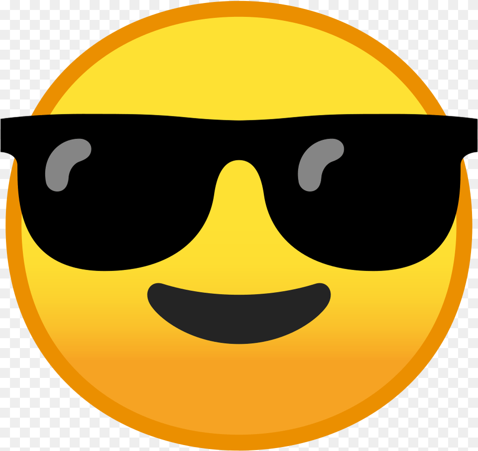 Smiling Face With Sunglasses Icon Goggle Emoji, Accessories, Nature, Outdoors, Sky Free Png Download