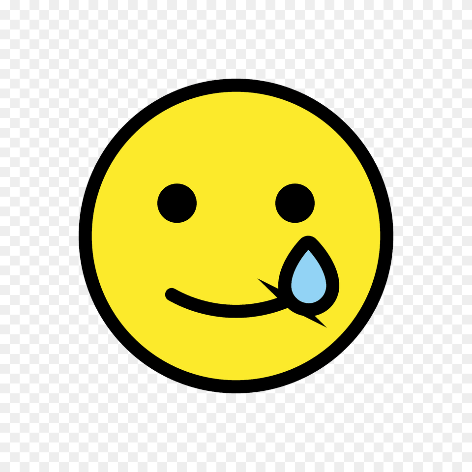 Smiling Face With Tear Emoji Clipart Png Image