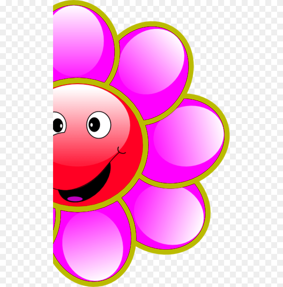 Smiling Flowers Clipart Smiling Flowers Clip Art, Balloon, Graphics, Face, Head Free Png