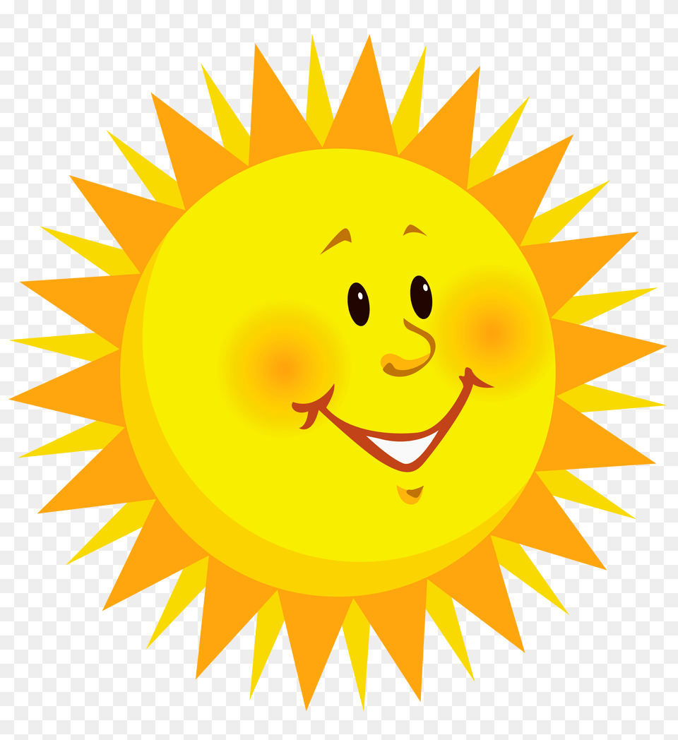 Smiling Full Moon Clipart, Nature, Outdoors, Sky, Sun Png