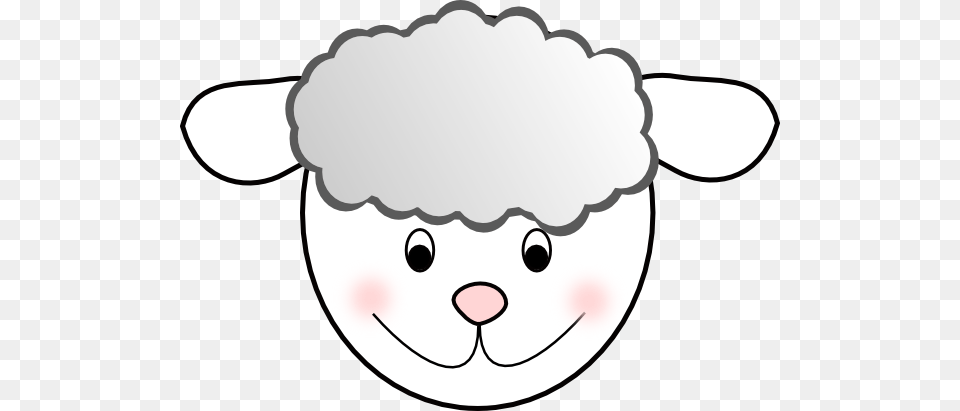Smiling Good Sheep Clip Arts Download, Livestock, Face, Head, Person Png Image
