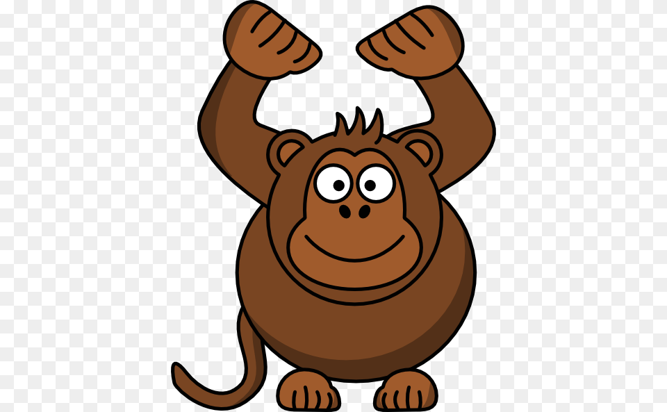 Smiling Gorilla Clip Art Cartoon Smiling Businessperson Monkey, Animal, Wildlife, Mammal, Bear Png