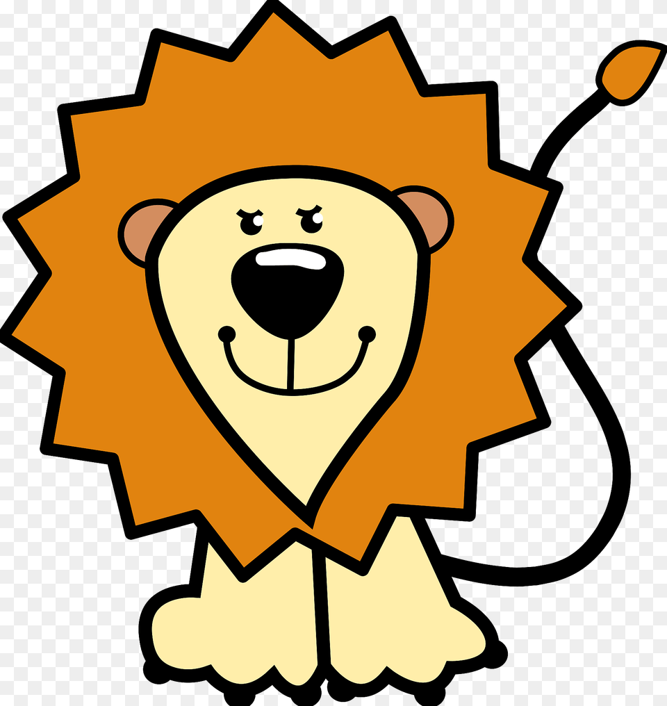 Smiling Lion Clipart, Leaf, Plant, Dynamite, Weapon Free Png Download