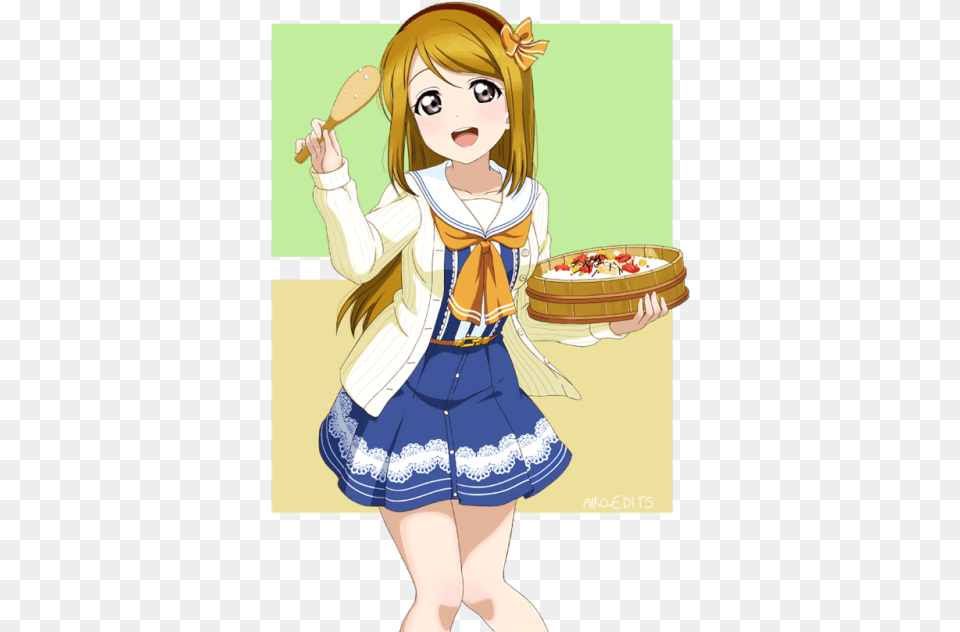 Smiling Love Live Hanayo, Book, Comics, Publication, Person Free Png