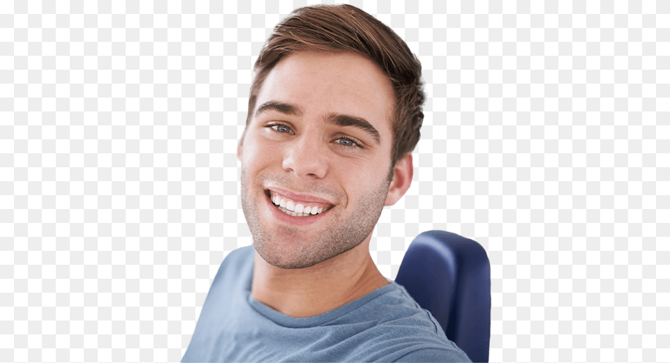 Smiling Man In Dental Chair Dentistry, Smile, Person, Dimples, Face Free Transparent Png