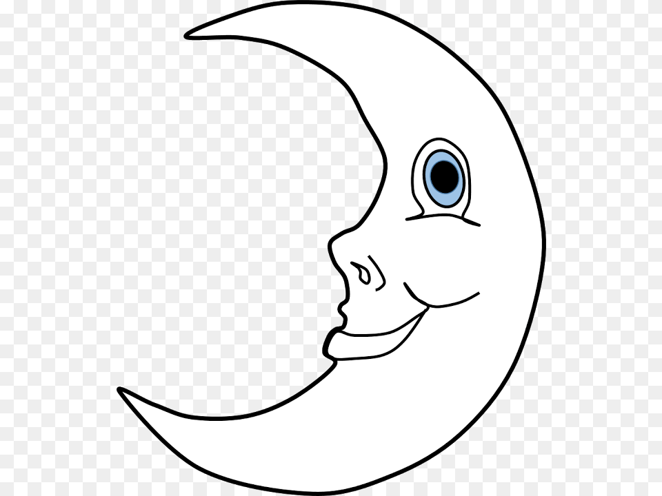 Smiling Moon Clipart Cliparts Clip Art, Astronomy, Outdoors, Night, Nature Free Png Download