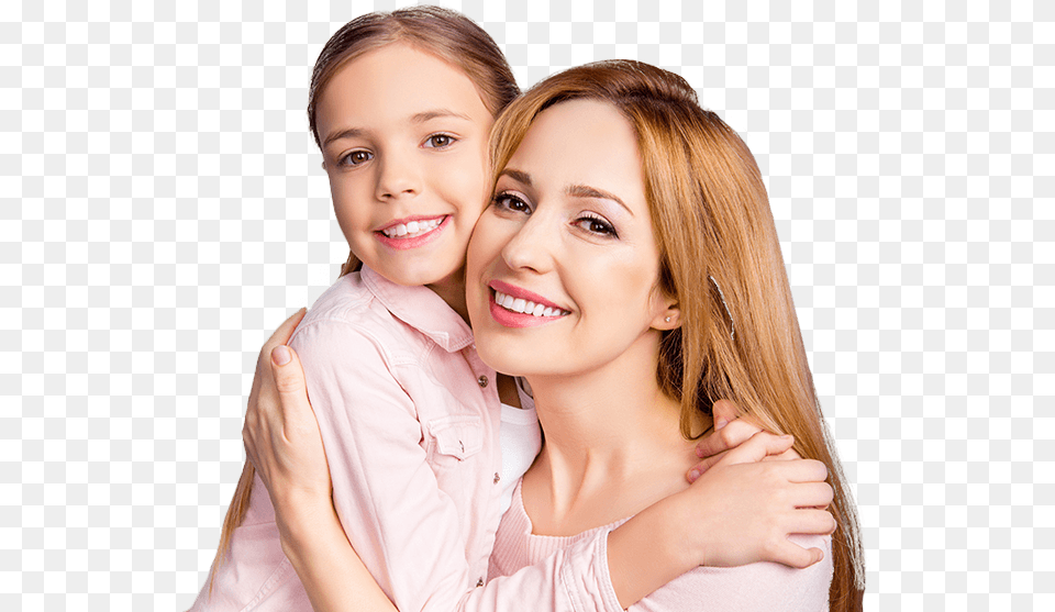 Smiling Mother And Daughter, Face, Smile, Happy, Head Free Transparent Png