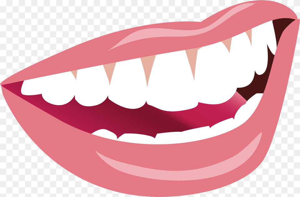 Smiling Mouth Clipart Image Mouth Smiling Clipart, Body Part, Person, Teeth, Animal Free Png Download